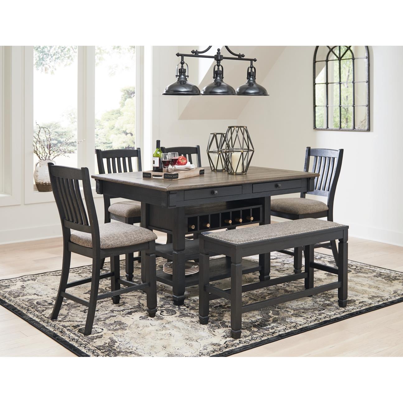 Signature Design by Ashley Tyler Creek D736D8 6 pc Counter Height