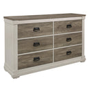 Mazin Furniture Arcadia 6-Drawer Dresser 1677-5 IMAGE 2