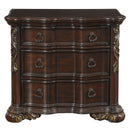 Mazin Furniture Royal Highlands 3-Drawer Nightstand 1603-4 IMAGE 1