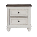 Mazin Furniture Baylesford 2-Drawer Nightstand 1624W-4 IMAGE 1