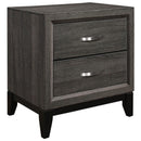 Mazin Furniture Davi 2-Drawer Nightstand 1645-4 IMAGE 2