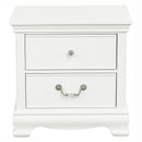 Mazin Furniture Lucida 2-Drawer Kids Nightstand 2039W-4 IMAGE 1