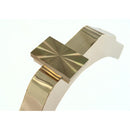 Furniture Line Italia Legend Dining Table with Glass Top and Pedestal Base Italia Legend Dining Table - Glass/Gold IMAGE 4