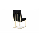 Furniture Line Italia Legend Dining Chair Italia Legend Dining Chair - Black/Gold IMAGE 4