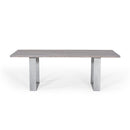 Furniture Line Oak Graphite Dining Table Oak Graphite Dining Table - Grey IMAGE 1