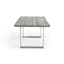 Furniture Line Oak Graphite Dining Table Oak Graphite Dining Table - Grey IMAGE 3