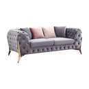 VIG Furniture Divani Casa Seward Stationary Fabric Loveseat Divani Casa Seward 75610 Loveseat - Grey IMAGE 1