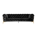 VIG Furniture Divani Casa Sheila Stationary Fabric Sofa Divani Casa Sheila 75345 Sofa - Black IMAGE 1