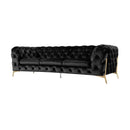 VIG Furniture Divani Casa Sheila Stationary Fabric Sofa Divani Casa Sheila 75345 Sofa - Black IMAGE 2