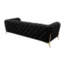 VIG Furniture Divani Casa Sheila Stationary Fabric Sofa Divani Casa Sheila 75345 Sofa - Black IMAGE 3