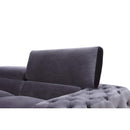 VIG Furniture Divani Casa Trisha Stationary Fabric Loveseat Divani Casa Trisha 74334 Loveseat - Grey IMAGE 4