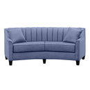Elite Sofa Designs Chanel Stationary Fabric Sofa Chanel Sofa - Teamwork Cobalt IMAGE 1