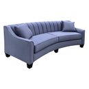 Elite Sofa Designs Chanel Stationary Fabric Sofa Chanel Sofa - Teamwork Cobalt IMAGE 2