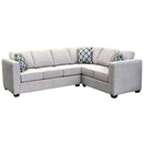 Elite Sofa Designs Boston Fabric 3 pc Sectional Boston 3 pc Sectional - Treasure Silver IMAGE 1