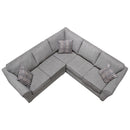Elite Sofa Designs Tyson Fabric 3 pc Sectional Tyson 3 pc Sectional - Eli Graphite IMAGE 2