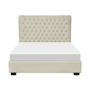 Elite Sofa Designs Gracie Queen Upholstered Panel Bed Gracie Queen Panel Bed - Mystere Dove IMAGE 1