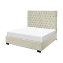 Elite Sofa Designs Gracie Queen Upholstered Panel Bed Gracie Queen Panel Bed - Mystere Dove IMAGE 2