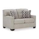 Signature Design by Ashley Mahoney Stationary Fabric Loveseat 3100435 IMAGE 1