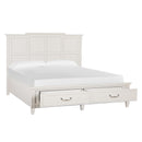 Magnussen Willowbrook B5324-64A Complete King Panel Storage Bed IMAGE 2