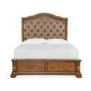 Magnussen Durango B5133-52A Complete Queen Sleigh Storage Bed w/Upholstered HB IMAGE 4