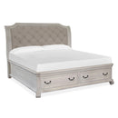 Magnussen Bronwyn B4436-63 Complete King Sleigh Storage Bed IMAGE 1