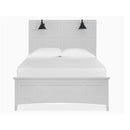 Magnussen Heron Cove B4400-59 Complete Queen Lamp Panel Bed with Regular Rails IMAGE 2