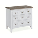 Magnussen Heron Cove B4400-01TT 2 Tone Drawer Nightstand (no touch lighting control) IMAGE 1
