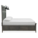 Magnussen Westley Falls B4399-59 Queen Lamp Panel Bed with Regular Rails IMAGE 3