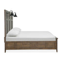 Magnussen Bay Creek B4398-79 California King Lamp Panel Bed with Regular Rails IMAGE 3