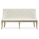 Magnussen Harlow D5491-78 Dining Bench with Upholstered Seat Back IMAGE 2