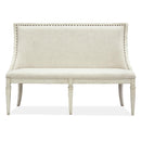 Magnussen Newport D5430-78 Bench with Upholstered Seat Back IMAGE 2