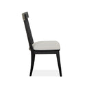 Magnussen Harper Springs D5321-64 Dining Side Chair with Upholstered Seat & Wood Windsor Back IMAGE 3