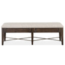 Magnussen Westley Falls D4399-68 Bench with Upholstered Seat IMAGE 3