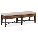 Magnussen Bay Creek D4398-68 Bench with Upholstered Seat IMAGE 1