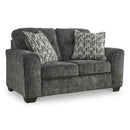 Signature Design by Ashley Lonoke Stationary Fabric Loveseat 5050435 IMAGE 1