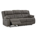 Signature Design by Ashley First Base Reclining Leather Look Sofa 6880488C IMAGE 2
