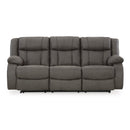 Signature Design by Ashley First Base Reclining Leather Look Sofa 6880488C IMAGE 3