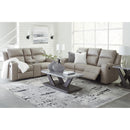 Signature Design by Ashley Lavenhorne Reclining Leather Look Sofa 6330789C IMAGE 11