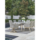 Signature Design by Ashley Seton Creek P798-625 Oval Dining Table with Umbrella Option IMAGE 9