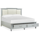 Magnussen Glenbrook B5668-55A Queen Panel Storage Bed with Upholstered Headboard IMAGE 2