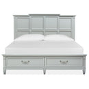 Magnussen Glenbrook B5668-54A Queen Panel Storage Bed IMAGE 3