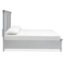 Magnussen Charleston B5611-75GY California King Panel Storage Bed - Grey IMAGE 4