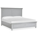 Magnussen Charleston B5611-74GY California King Panel Bed - Grey IMAGE 1