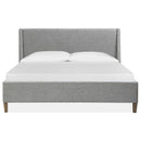Magnussen Lindon B5570-50G Queen Grey Upholstered Island Bed IMAGE 2