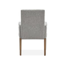 Magnussen Lindon D5570-73G Dining Arm Chair with Grey Upholstered Seat & Back IMAGE 4