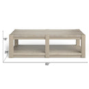 Magnussen Burgess T5701-42 Rectangular Shelf Cocktail Table with Casters IMAGE 6