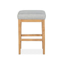 Magnussen Lindon T5570-38G Stool with Grey Upholstered Seat IMAGE 2