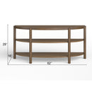Magnussen Hadleigh T5558-75 Demilune Sofa Table IMAGE 2
