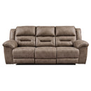 Signature Design by Ashley Stoneland Power Reclining Leather Look Sofa 3990587C IMAGE 1
