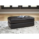 Signature Design by Ashley Amiata Leather Match Ottoman 5740514C IMAGE 4